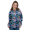 Graffiti Skull Print Women's Hoodie-grizzshop