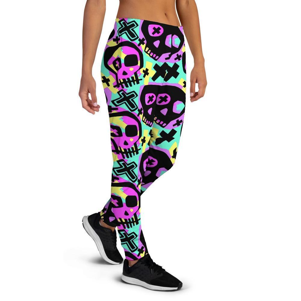 Graffiti Skull Women's Joggers-grizzshop