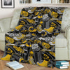 Graffiti Spray Pattern Print Blanket-grizzshop