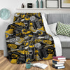 Graffiti Spray Pattern Print Blanket-grizzshop