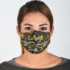 Graffiti Spray Pattern Print Face Mask-grizzshop