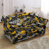 Graffiti Spray Pattern Print Loveseat Cover-grizzshop