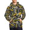 Graffiti Spray Pattern Print Men Pullover Hoodie-grizzshop