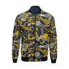 Graffiti Spray Pattern Print Men's Bomber Jacket-grizzshop