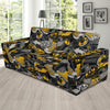 Graffiti Spray Pattern Print Sofa Covers-grizzshop