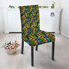 Graffiti Text Print Pattern Dining Chair Slipcover-grizzshop