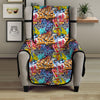 Graffiti Wall Print Armchair Protector-grizzshop