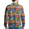 Graffiti Wall Print Men's Sweatshirt-grizzshop