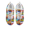 Graffiti Wall Print White Sneaker-grizzshop