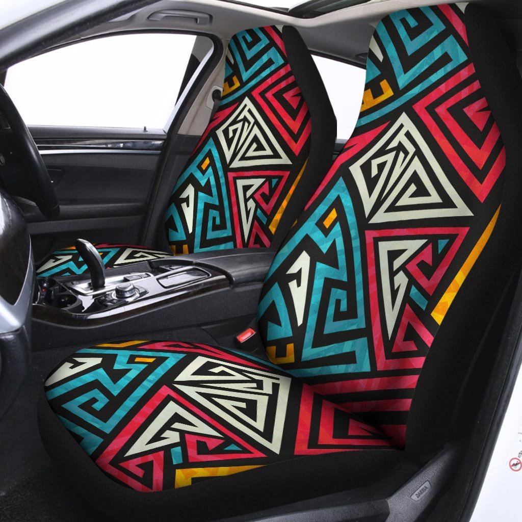 Graffiti geometric seamless pattern Car Seat Covers-grizzshop