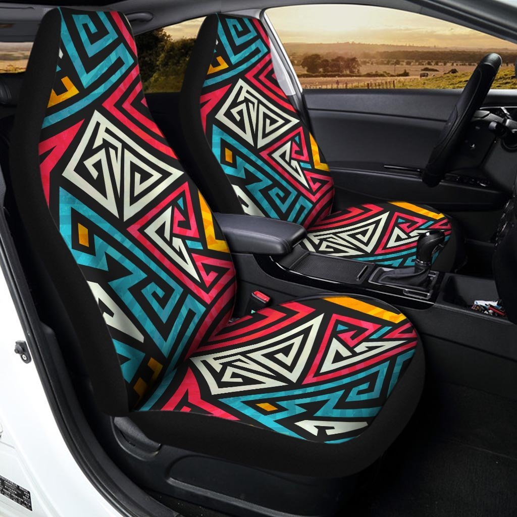 Graffiti geometric seamless pattern Car Seat Covers-grizzshop