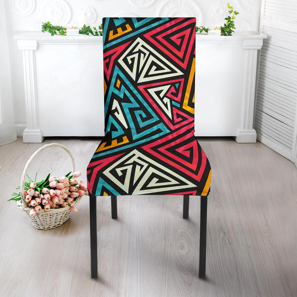 Graffiti geometric seamless pattern Chair Cover-grizzshop