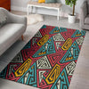 Graffiti geometric seamless pattern Floor Mat-grizzshop