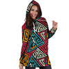 Graffiti geometric seamless pattern Hoodie Dress-grizzshop