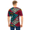 Graffiti geometric seamless pattern Men T Shirt-grizzshop