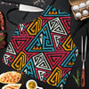 Graffiti geometric seamless pattern Men's Apron-grizzshop