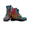 Graffiti geometric seamless pattern Men's Boots-grizzshop