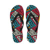 Graffiti geometric seamless pattern Men's Flip Flops-grizzshop