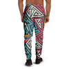 Graffiti geometric seamless pattern Men's Joggers-grizzshop