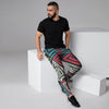 Graffiti geometric seamless pattern Men's Joggers-grizzshop