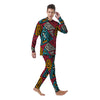 Graffiti geometric seamless pattern Men's Pajamas-grizzshop