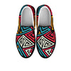 Graffiti geometric seamless pattern Men's Slip On Sneakers-grizzshop