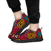 Graffiti geometric seamless pattern Men's Sneakers-grizzshop