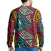 Graffiti geometric seamless pattern Men's Sweatshirt-grizzshop