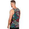 Graffiti geometric seamless pattern Men's Tank Tops-grizzshop