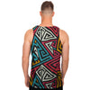 Graffiti geometric seamless pattern Men's Tank Tops-grizzshop