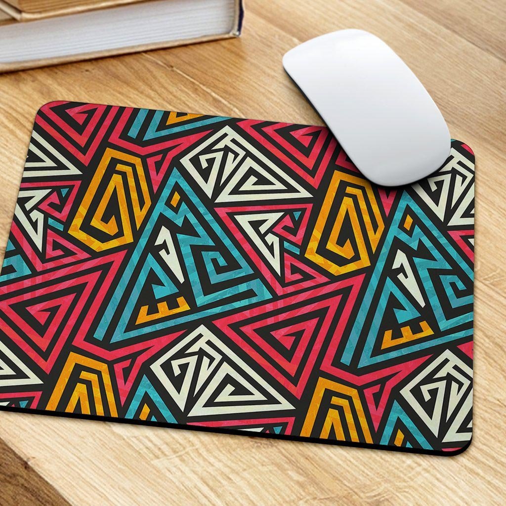 Graffiti geometric seamless pattern Mouse Pad-grizzshop