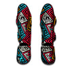 Graffiti geometric seamless pattern Muay Thai Shin Guard-grizzshop