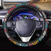 Graffiti geometric seamless pattern Steering Wheel Cover-grizzshop