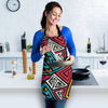 Graffiti geometric seamless pattern Women's Apron-grizzshop