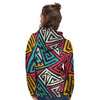 Graffiti geometric seamless pattern Women's Hoodie-grizzshop