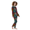 Graffiti geometric seamless pattern Women's Pajamas-grizzshop