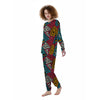 Graffiti geometric seamless pattern Women's Pajamas-grizzshop