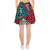 Graffiti geometric seamless pattern Women's Skirt-grizzshop