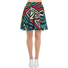 Graffiti geometric seamless pattern Women's Skirt-grizzshop