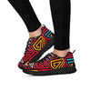 Graffiti geometric seamless pattern Women's Sneakers-grizzshop