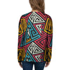 Graffiti geometric seamless pattern Women's Sweatshirt-grizzshop