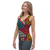 Graffiti geometric seamless pattern Women's Tank Top-grizzshop