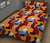 Grandma Nana Cat Pattern Print Bed Set Quilt-grizzshop