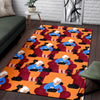 Grandma Nana Cat Pattern Print Floor Mat-grizzshop