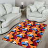 Grandma Nana Cat Pattern Print Floor Mat-grizzshop