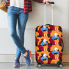 Grandma Nana Cat Pattern Print Luggage Cover Protector-grizzshop