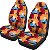 Grandma Nana Cat Pattern Print Universal Fit Car Seat Covers-grizzshop