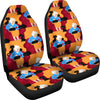 Grandma Nana Cat Pattern Print Universal Fit Car Seat Covers-grizzshop