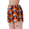 Grandma Nana Cat Pattern Print Women's Shorts-grizzshop