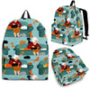 Grandma Nana Pattern Print Backpack-grizzshop